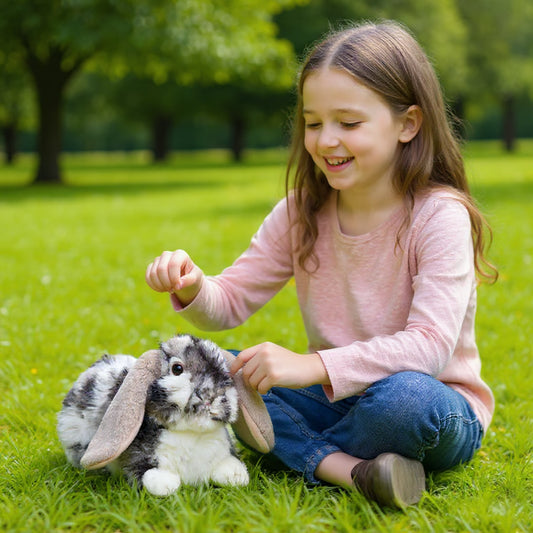 Soft Stuffed Bunny Plush Toy – Cute Rabbit Toy for Kids & Home Decor