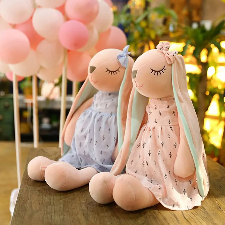 Cute Bunny Plush Toy – Soft Rabbit Stuffed Animal for Kids