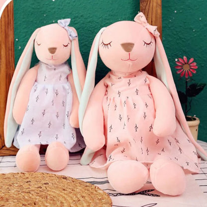 Cute Bunny Plush Toy – Soft Rabbit Stuffed Animal for Kids