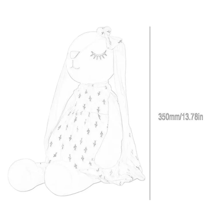 Cute Bunny Plush Toy – Soft Rabbit Stuffed Animal for Kids