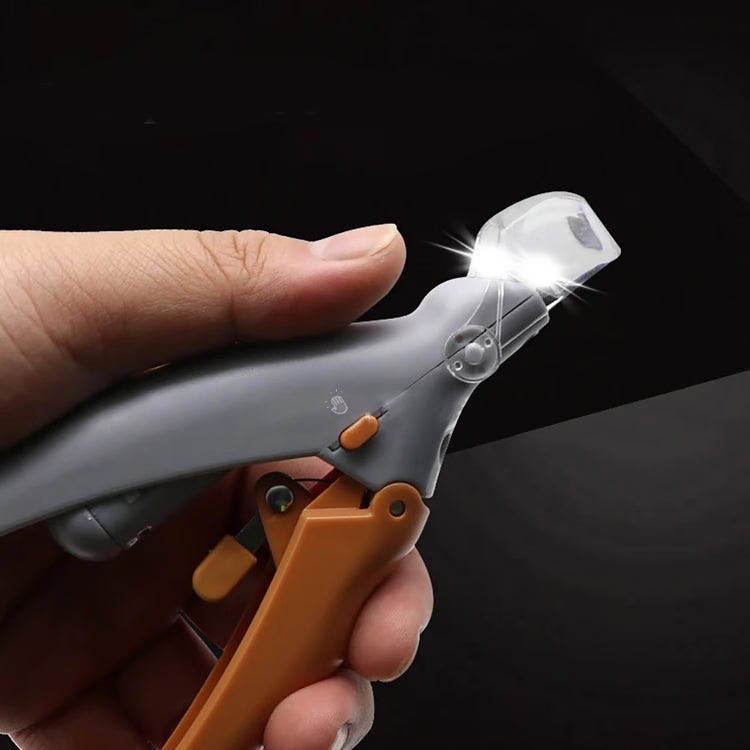 LED Pet Nail Clipper with Magnifier – Lighted Nail Trimmer for Dogs & Cats