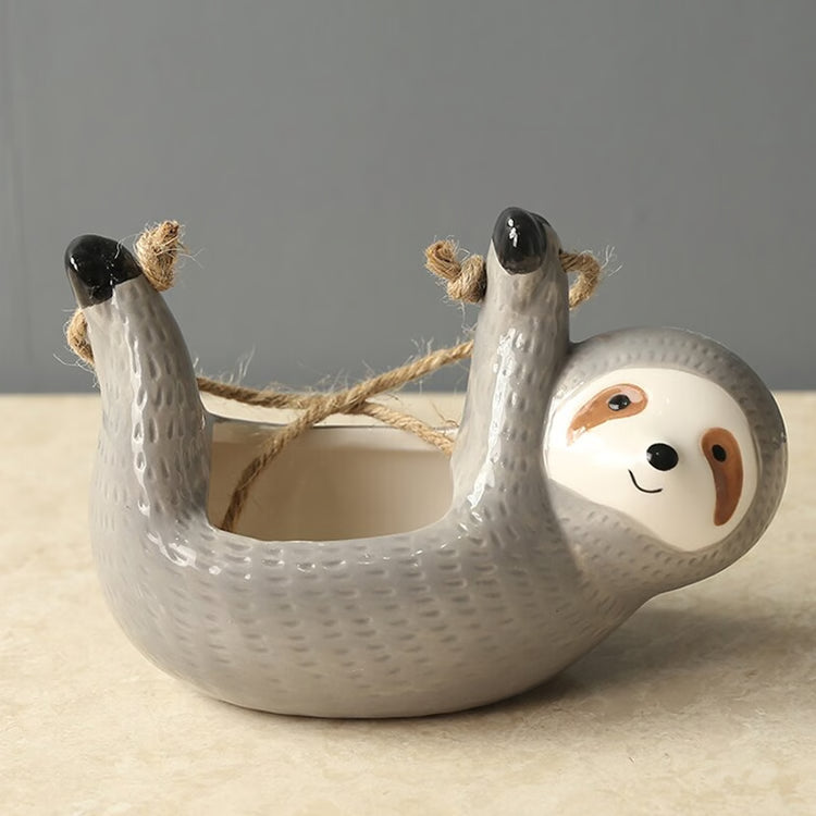 Sloth Hanging Planter for Succulents & Indoor Plants