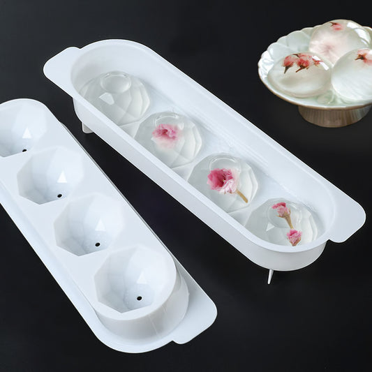4-Hole Ice Ball Maker – Ice Mold Box