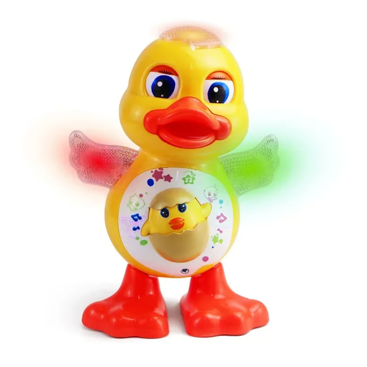 Interactive Dancing Duck Toy – Flashing Lights, Shaking Body & Musical Fun